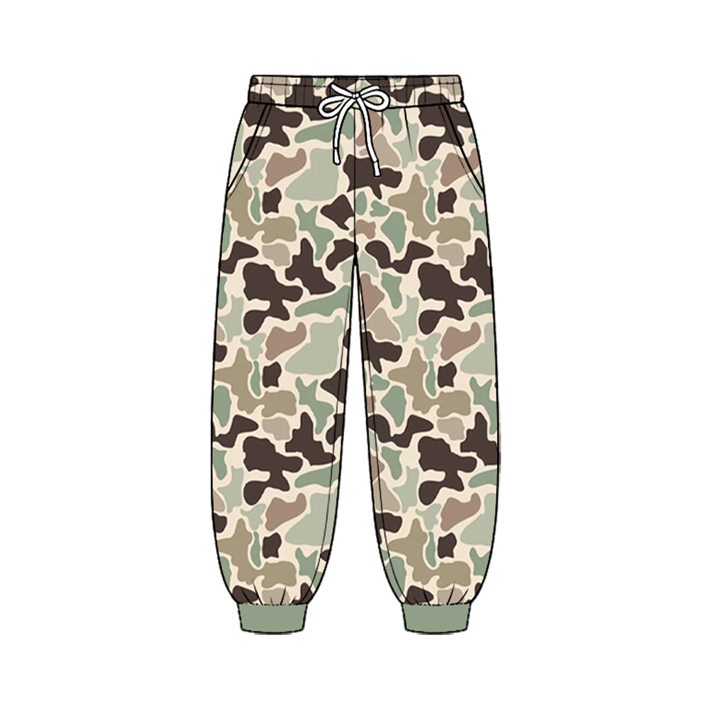 (Preorder new) No moq Baby Boys Camo Pockets Joggers Pant Bottom Casual Pant