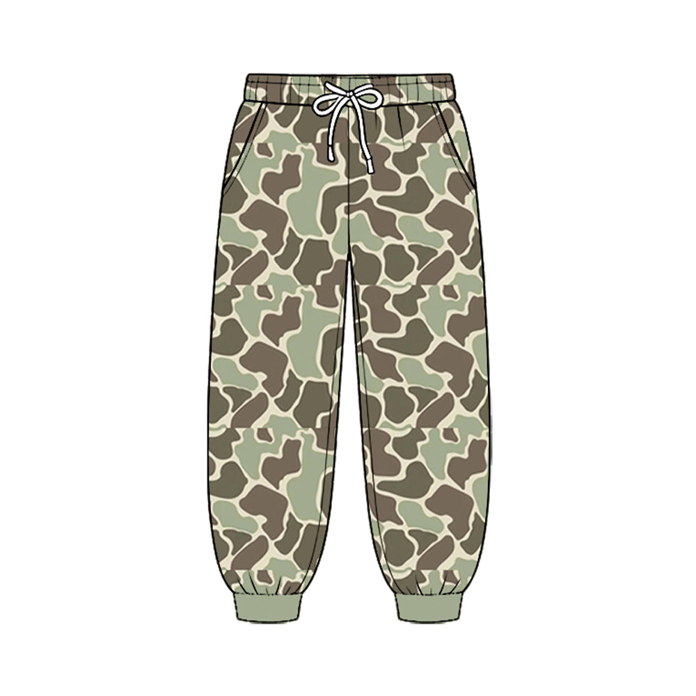 (Preorder new) No moq Baby Boys Camo Pockets Joggers Pant Bottom Casual Pant