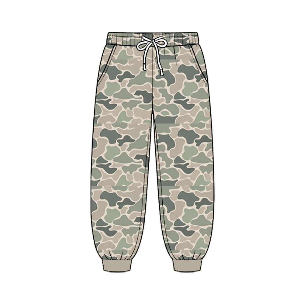 (Preorder new) No moq Baby Boys Camo Pockets Joggers Pant Bottom Casual Pant