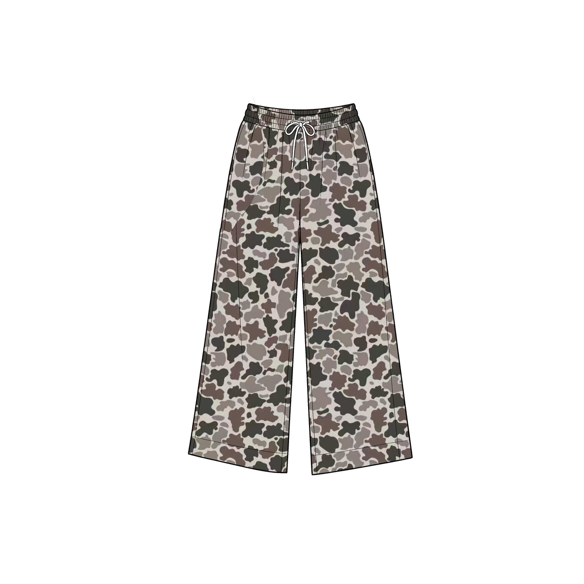 (Preorder new) No moq Yoga Baby Girls Camo Yoga Active Pockets Straight Pants Bottom