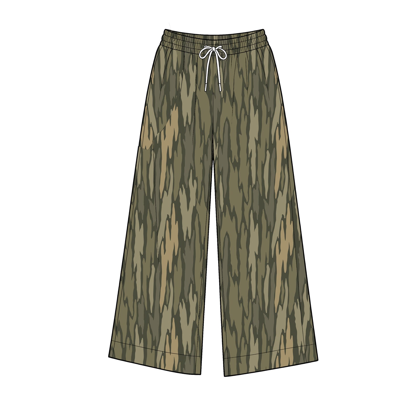 (Preorder new) No moq Yoga Adult Women Camo Yoga Active Pockets Straight Pants Bottom