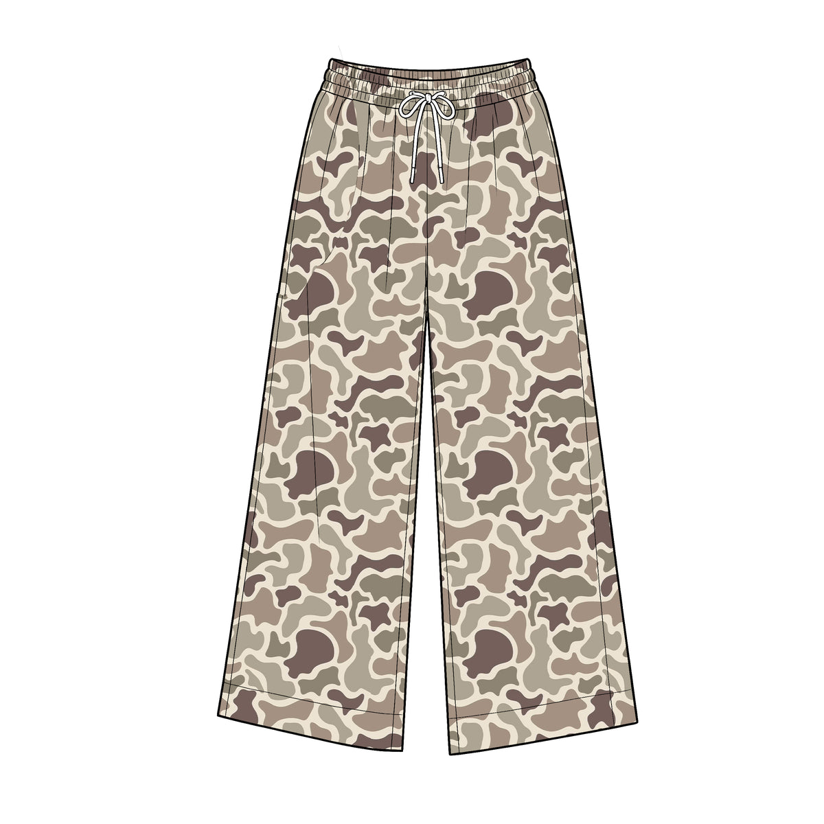 (Preorder new) No moq Yoga Adult Women Camo Yoga Active Pockets Straight Pants Bottom