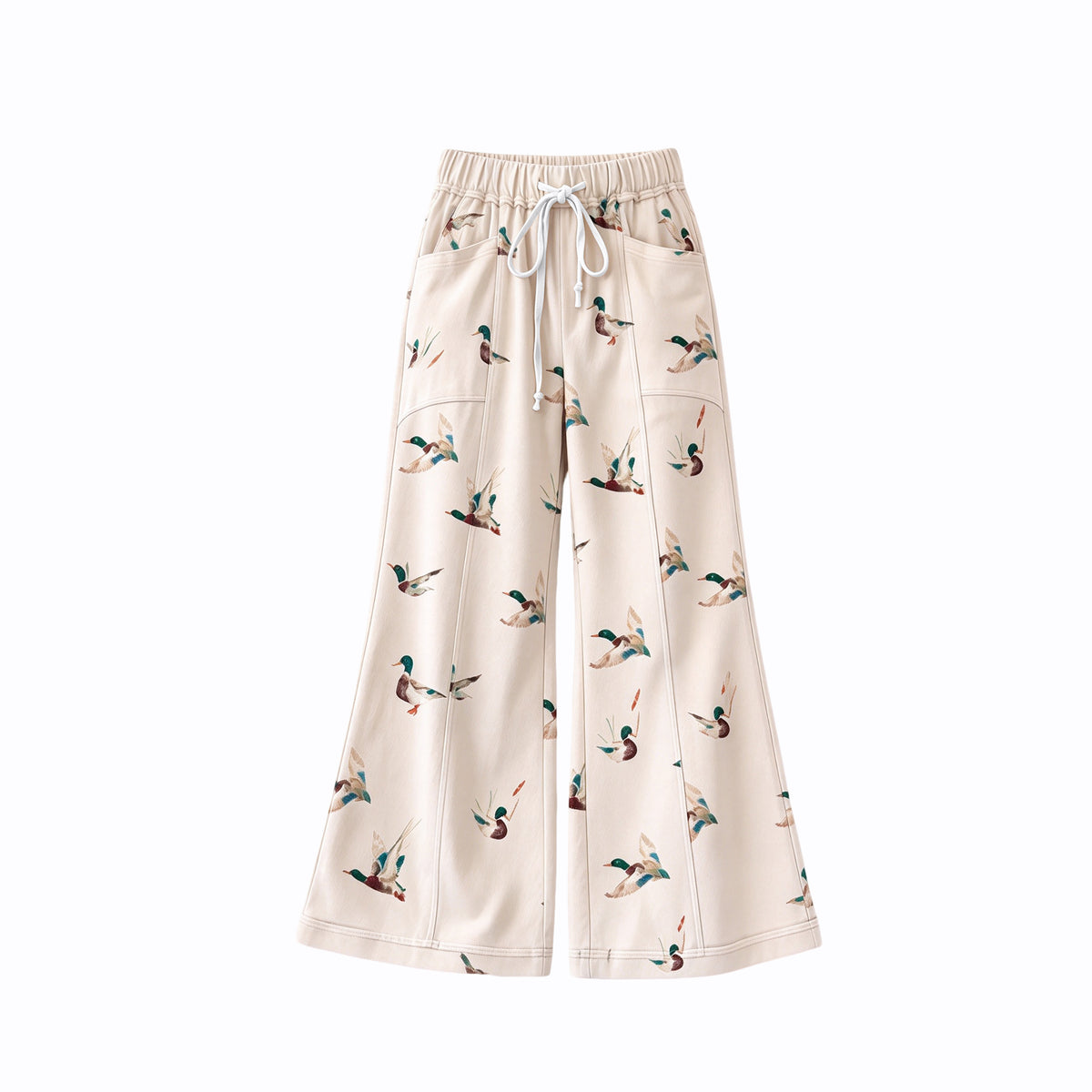 (Preorder new) No moq Adult To Match Kids Camouflage Drawstring Bell Bottom Pant
