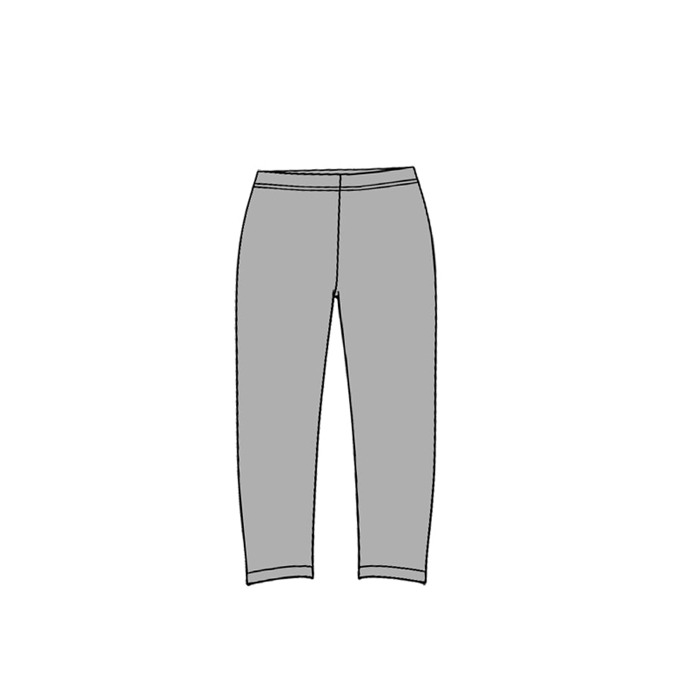 (Preorder new) No moq yoga fabric cotton Baby Girls Solid Elastic Waist Length Leggings Yoga Pant