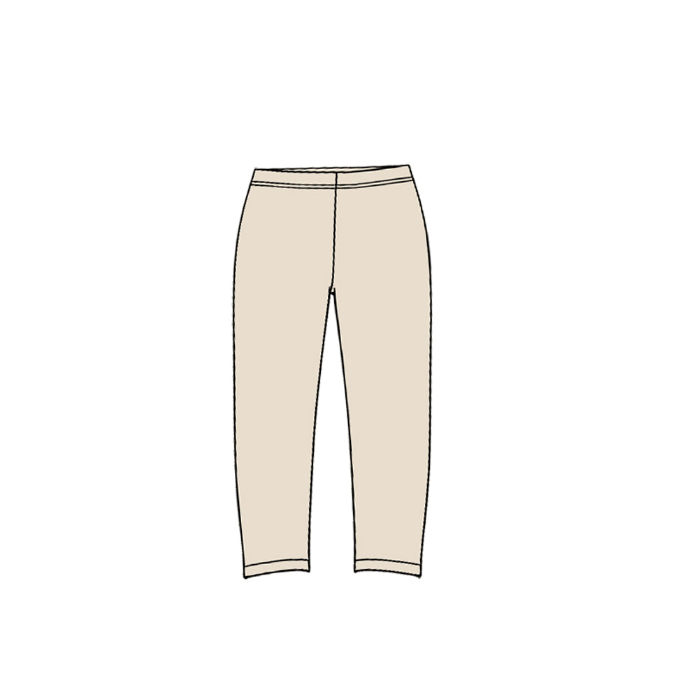 (Preorder new) No moq yoga fabric cotton Baby Girls Solid Elastic Waist Length Leggings Yoga Pant