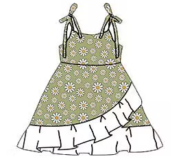 Custom moq 5 each style eta 6-7weeks baby girl clothes sleeveless dress 6-25.8.29