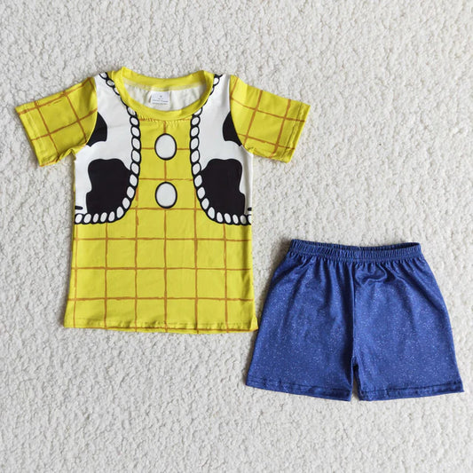 E10-30 baby boys summer shorts sets