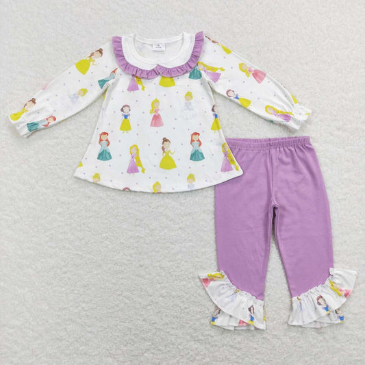 Cute Clothes GLP0997 Baby Girls Tunic Tops Lavender Legging Clothing Sets