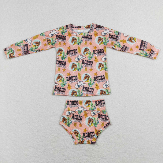 GBO0212 Cactus Star Long Sleeve Briefs Set