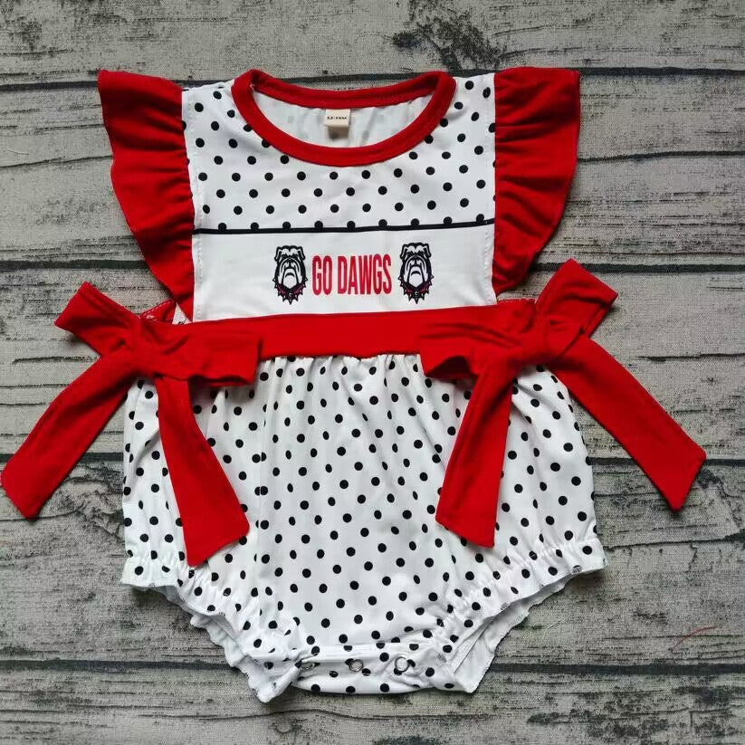 Deadline: May 27 custom eta 5week no moq eta 5-6weeks go dawgs girls romper