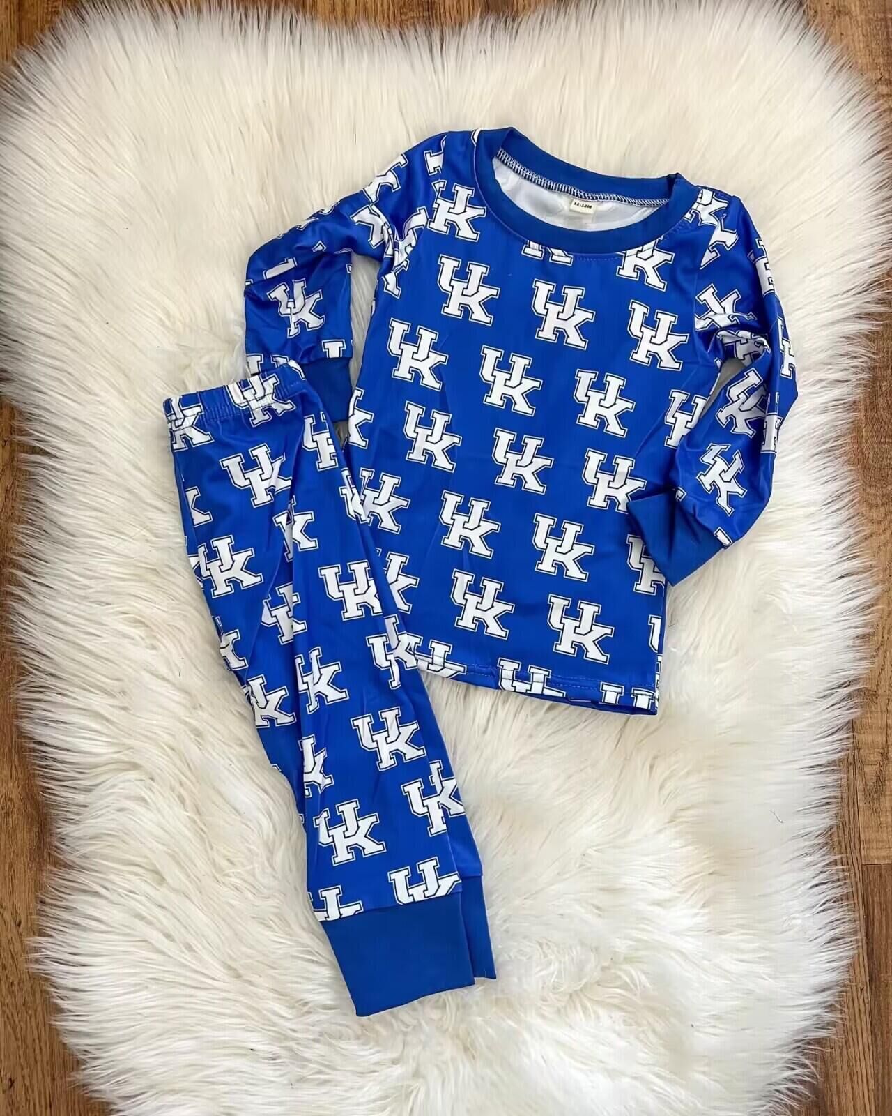 Boys blue long sleeve long pants UK moq 5