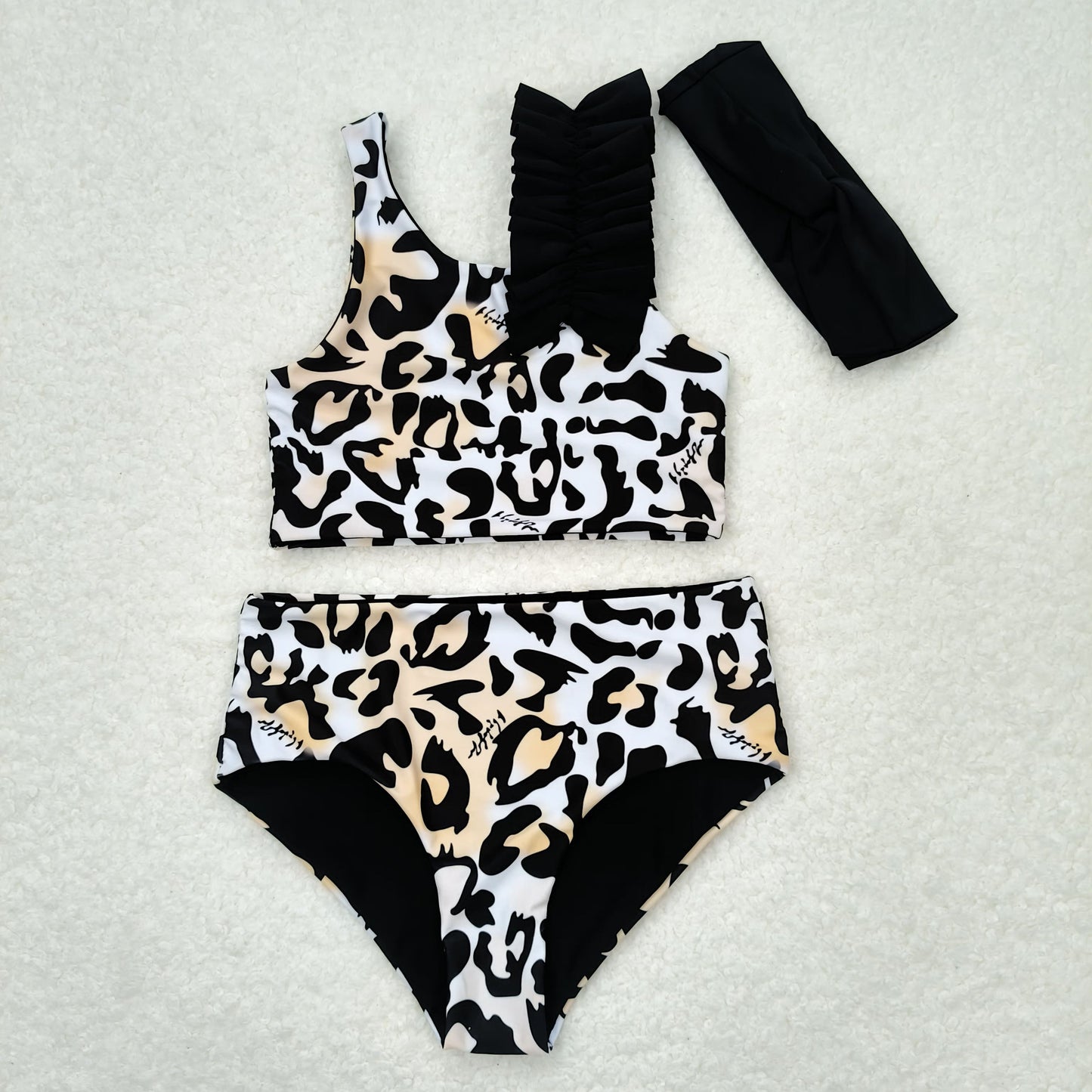 RTS NO MOQ baby girl clothes Short Skirt Set & Swimsuit
