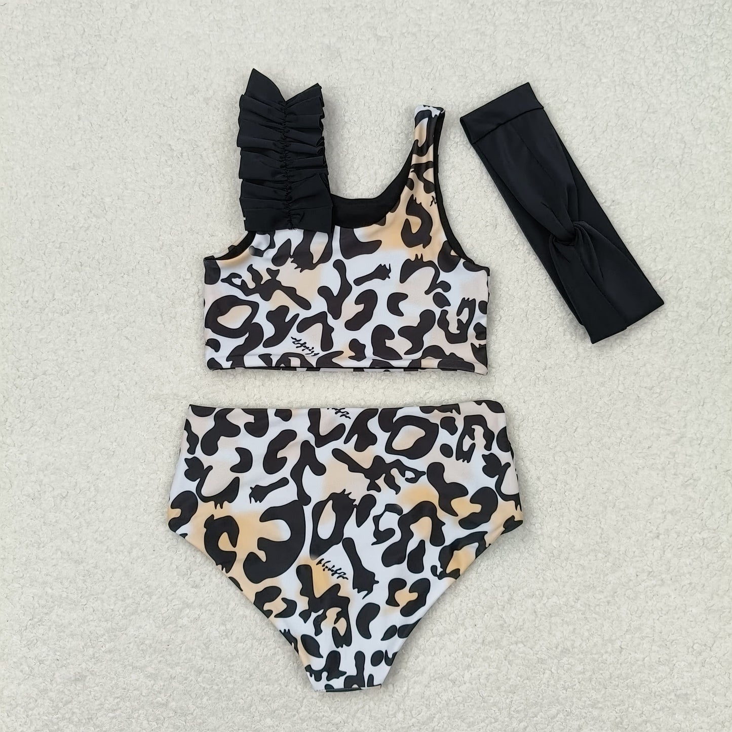 RTS NO MOQ baby girl clothes Short Skirt Set & Swimsuit
