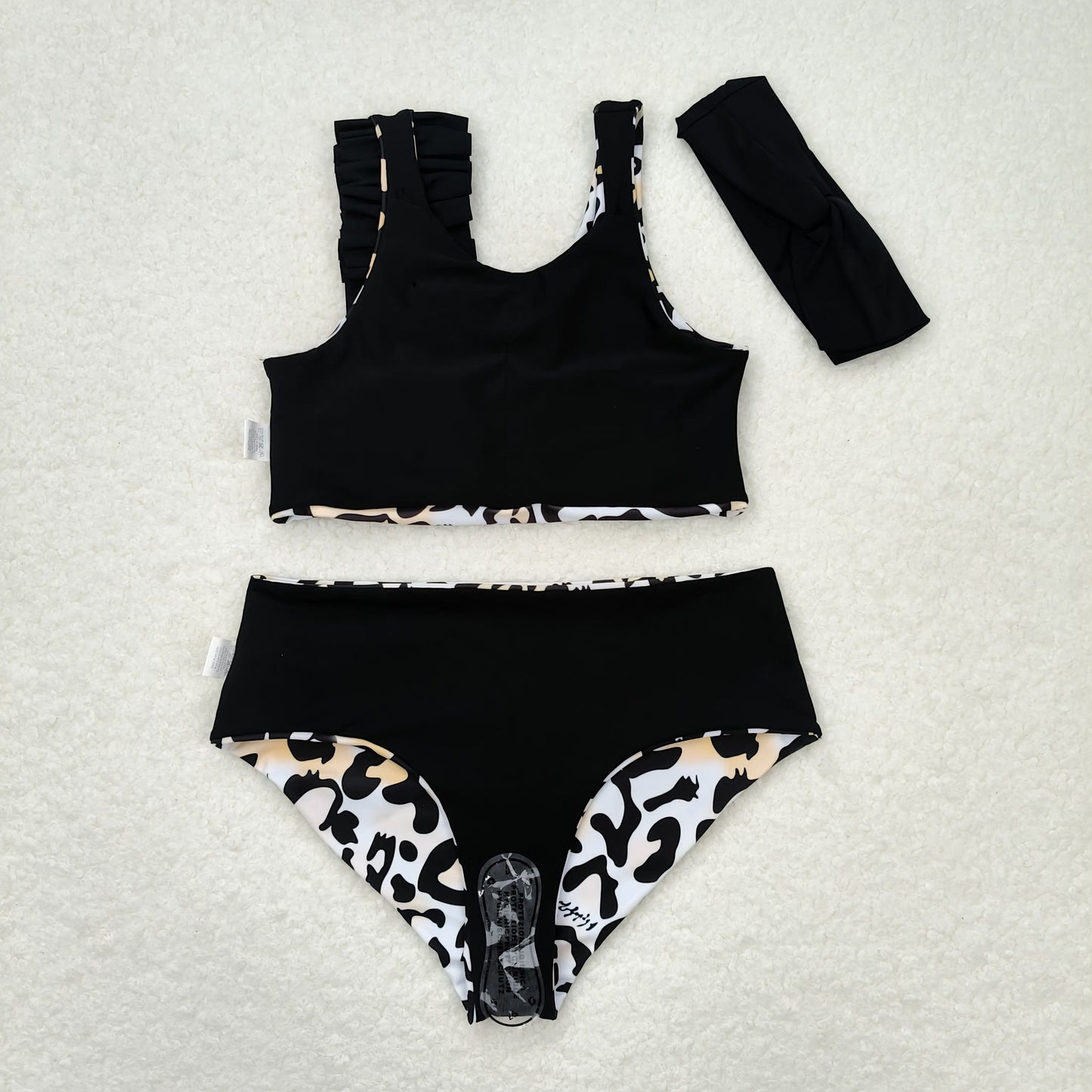 RTS NO MOQ baby girl clothes Short Skirt Set & Swimsuit
