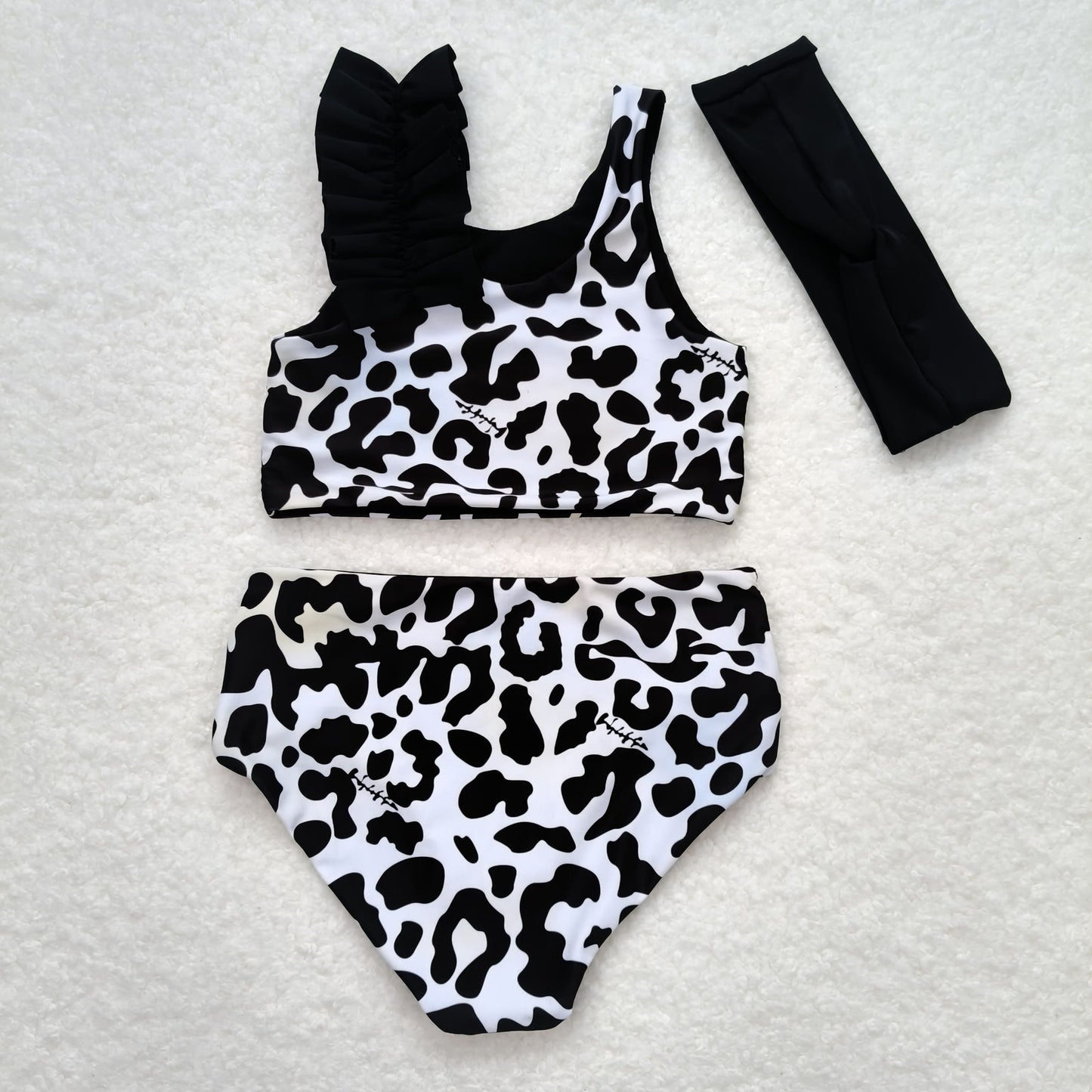 RTS NO MOQ baby girl clothes Short Skirt Set & Swimsuit