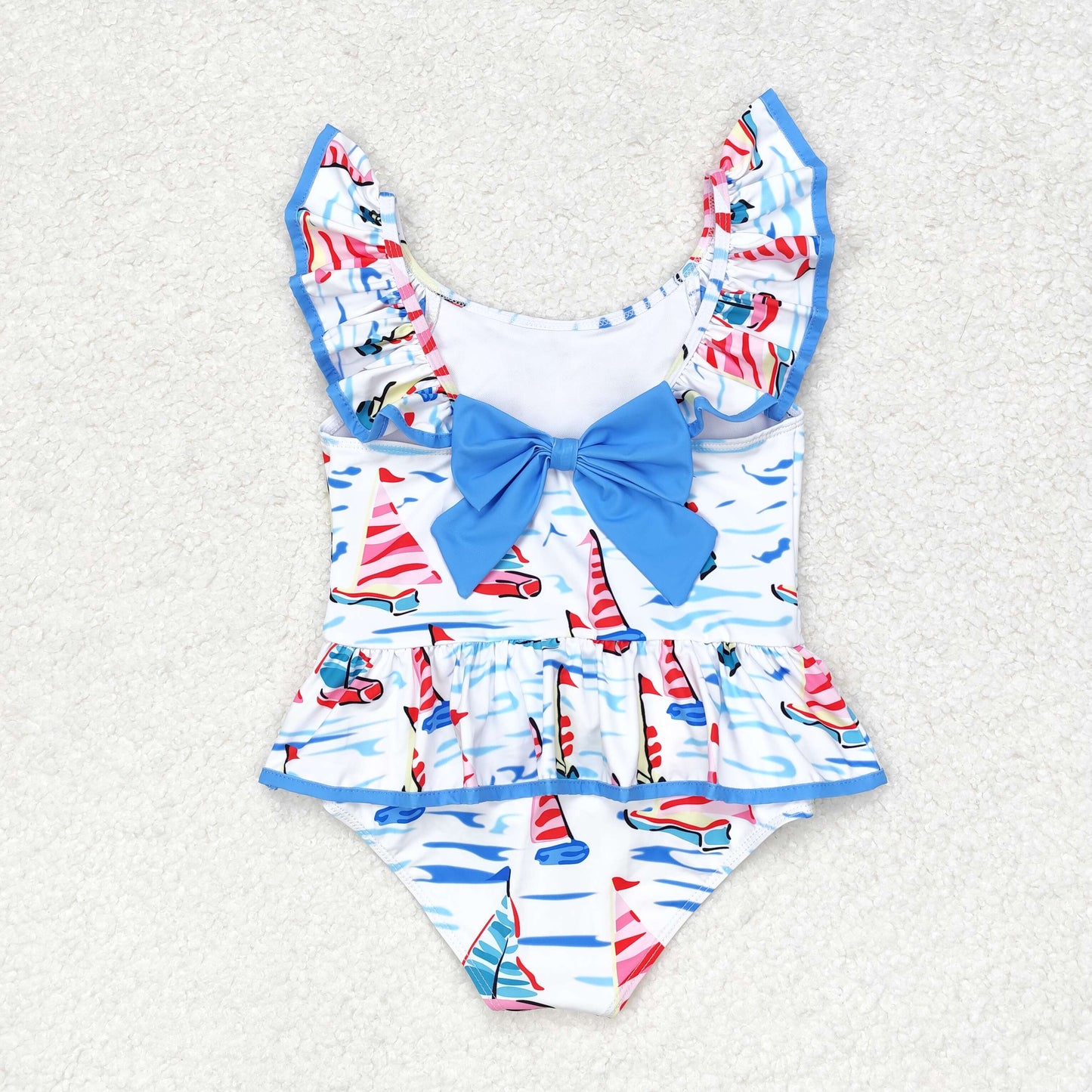 RTS NO MOQ baby girl clothes Short Skirt Set & Swimsuit