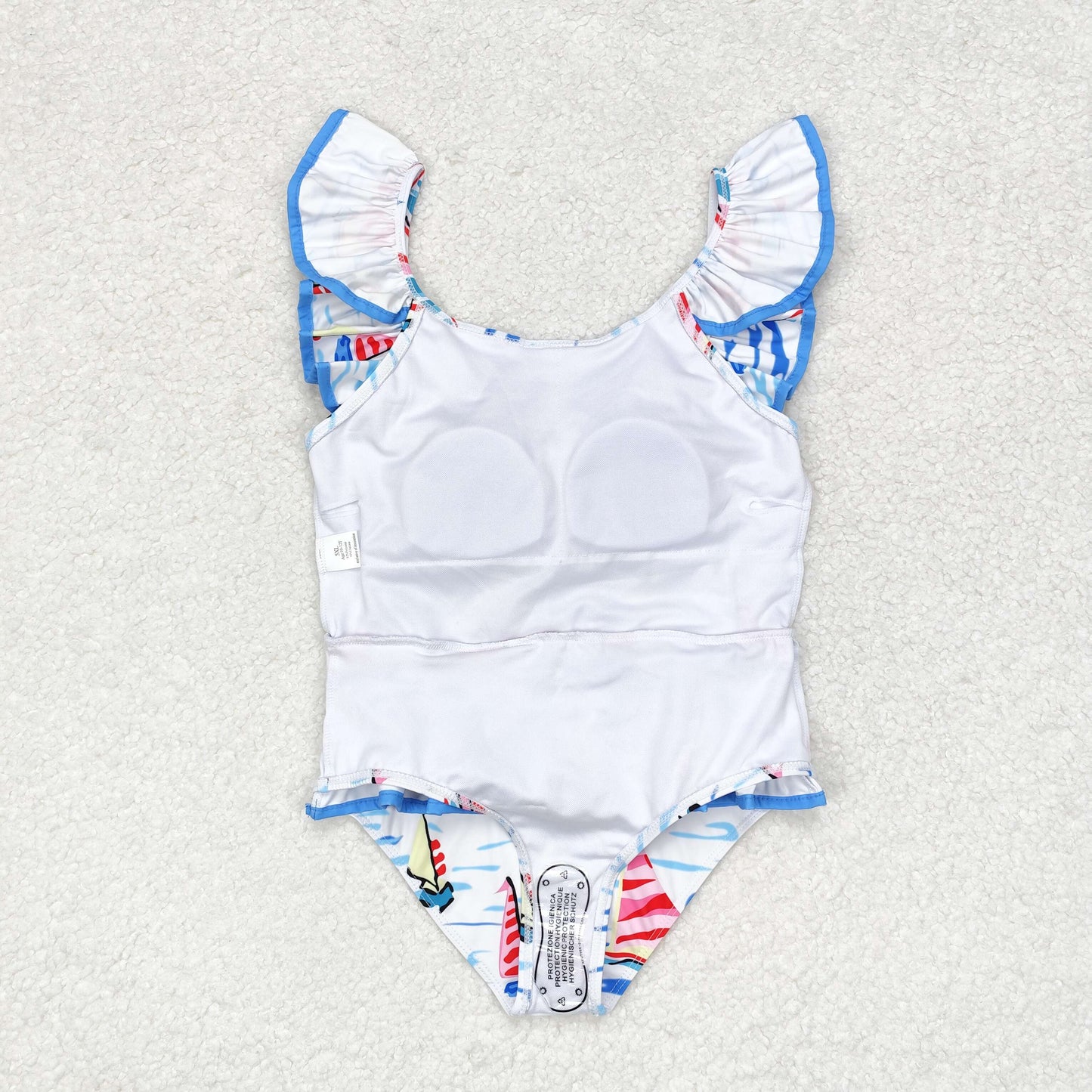 RTS NO MOQ baby girl clothes Short Skirt Set & Swimsuit