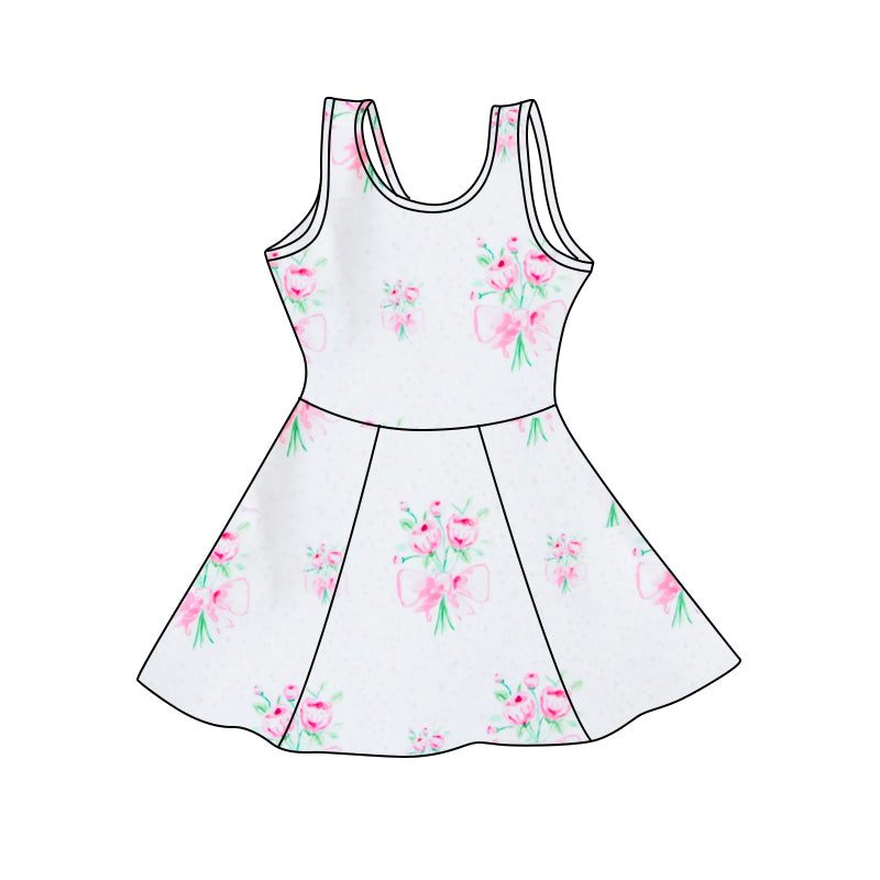 S0309 pre-order baby girl clothes tulip girl summer swimsuit beach wear