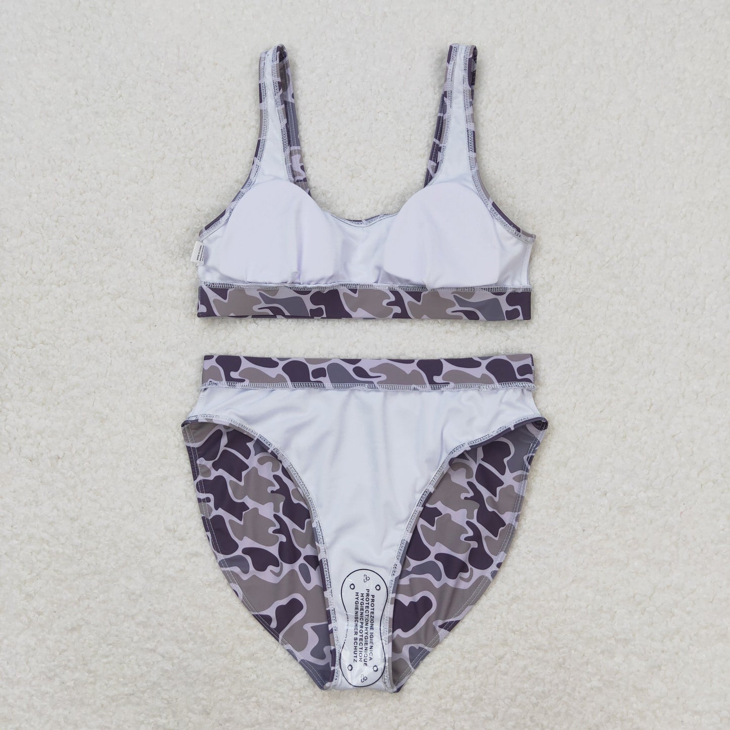 RTS NO MOQ ETA 5/7days arrived S0321 Adult women's camouflage swimsuit set