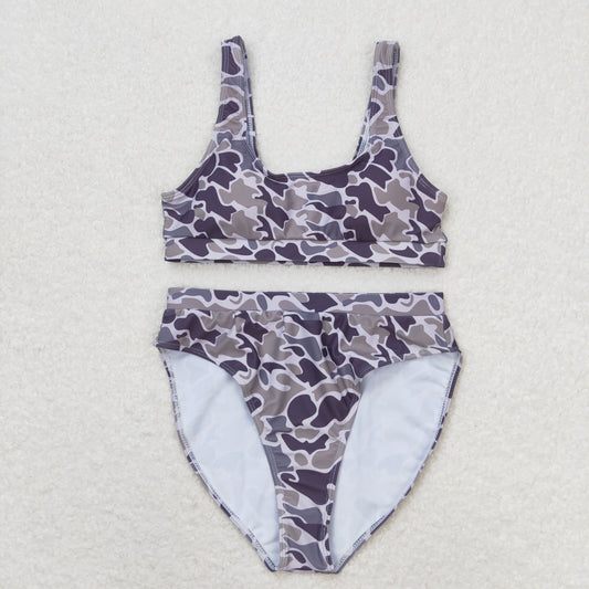 RTS NO MOQ ETA 5/7days arrived S0321 Adult women's camouflage swimsuit set