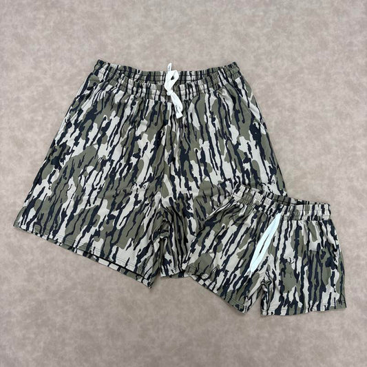 RTS NO MOQ Sibling Adults men and Baby boy clothes summer swim trunks