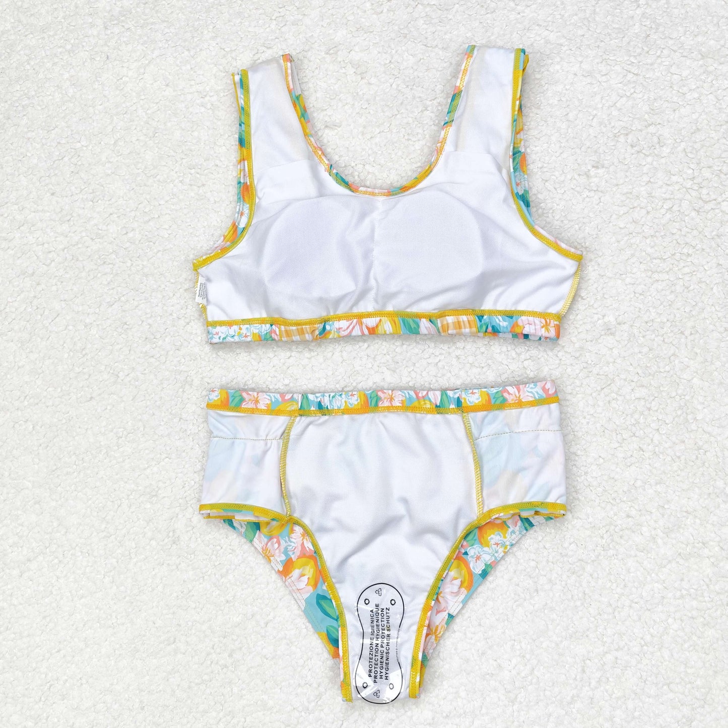 RTS NO MOQ baby girl clothes Short Skirt Set & Swimsuit