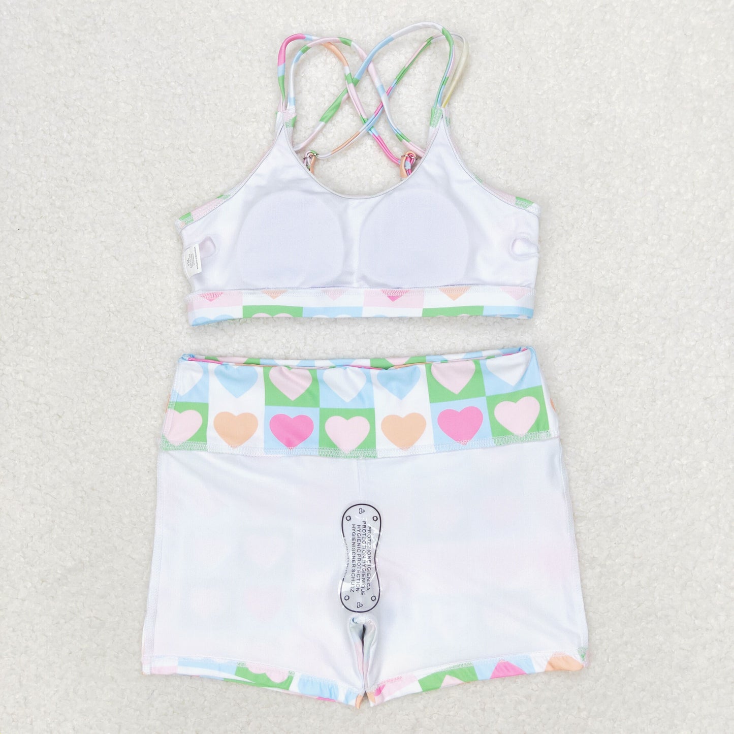 RTS NO MOQ baby girl clothes Short Skirt Set & Swimsuit