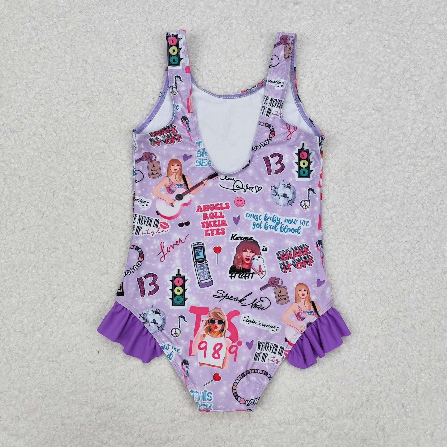 RTS NO MOQ baby girl clothes Short Skirt Set & Swimsuit