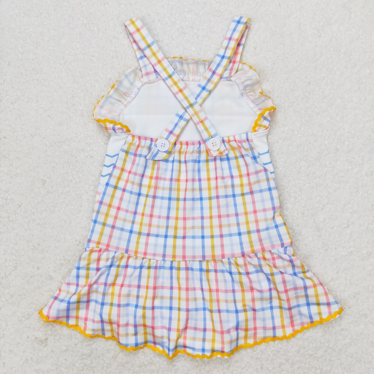 RTS NO MOQ baby girl clothes Short Skirt Set & Swimsuit