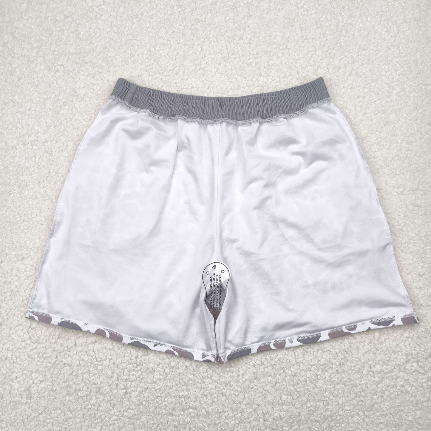 RTS NO MOQ S0403 Adult men's brown and gray camouflage swimming trunks