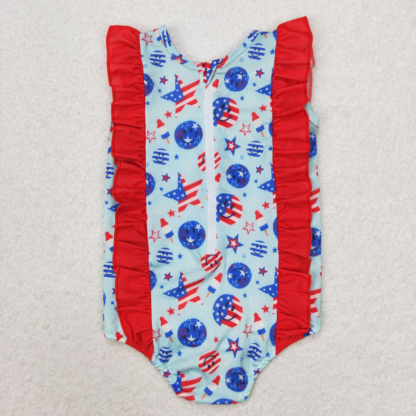 RTS NO MOQ baby girl clothes Short Skirt Set & Swimsuit