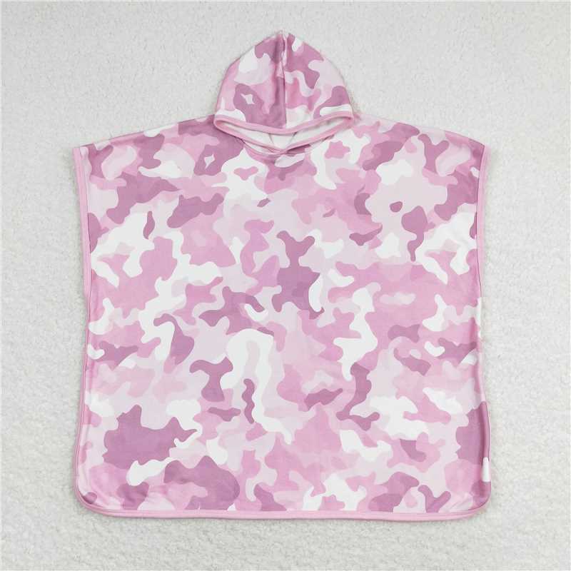RTS NO MOQ Sibling Baby Kids Children Terry Swim Towel Cover Ups Soft Beach Pool Towel for Kids