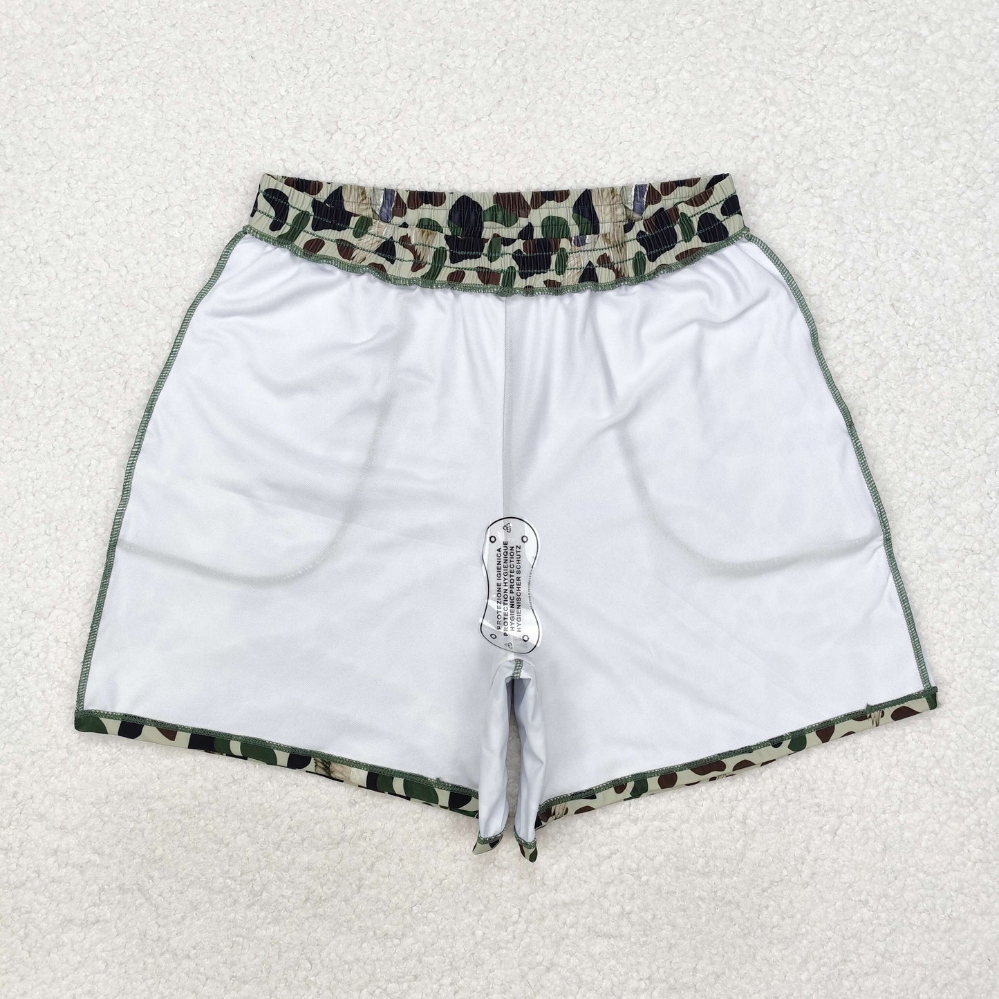 RTS NO MOQ ETA 5/7days arrived S0468 Adult male duck camouflage green swimming trunks