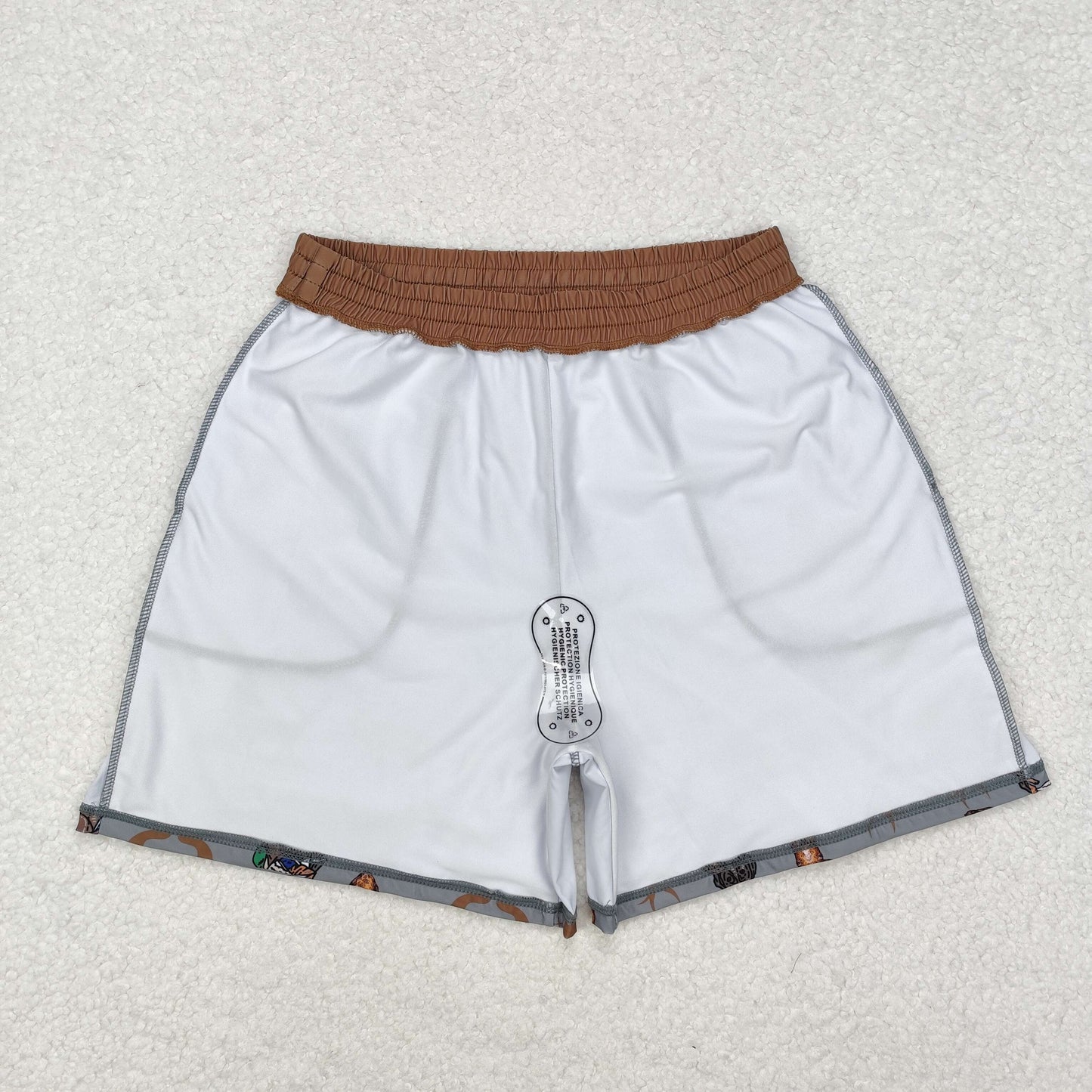 RTS NO MOQ（In Stock) Adult male elk puppy hunting gray swim trunks