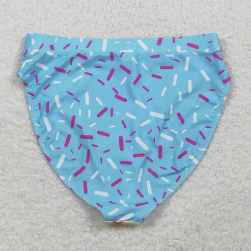 RTS NO MOQ Sibling Adult Women's Drip Sprinkle Team Swimsuit Bottom Trunks