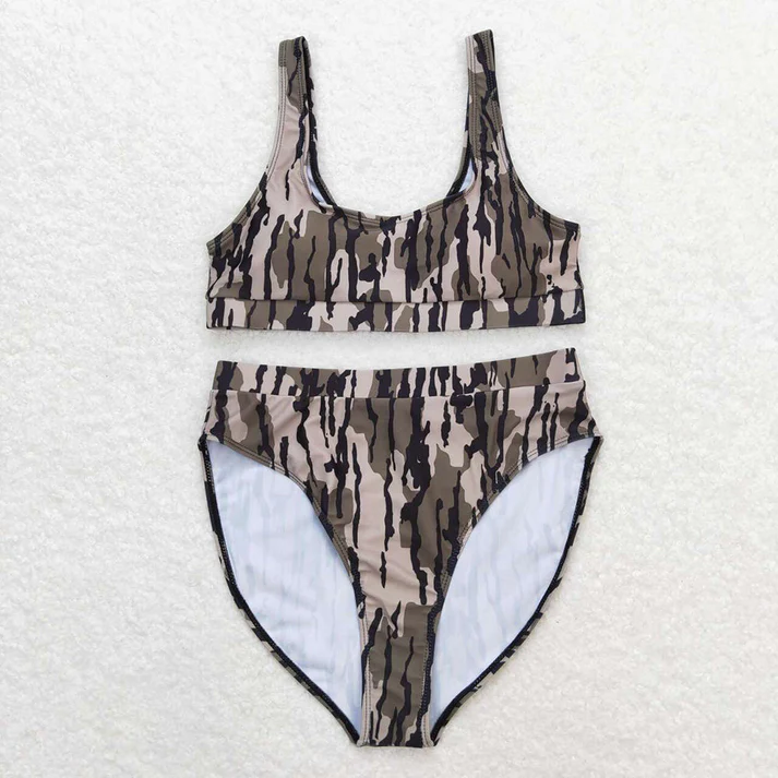 RTS Baby Girls Boys Camo Family Sibling Swimsuits