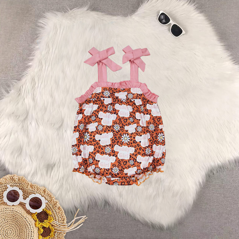 RTS baby girls clothes daddy Short Sleeve Shorts sets romper