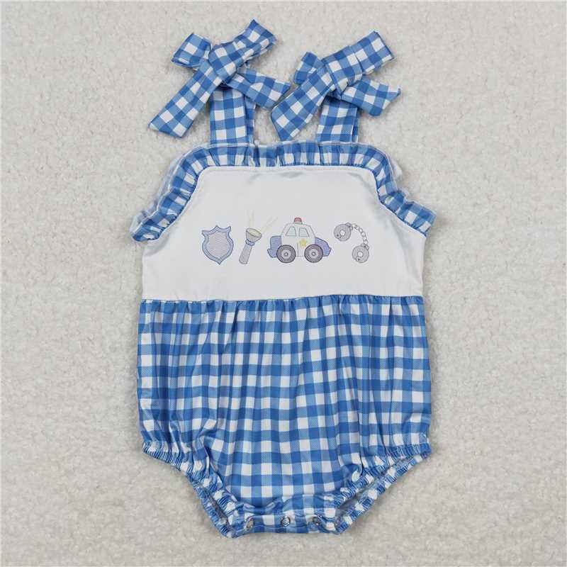 RTS Boys and girls police Short Sleeve Shorts sets dress romper