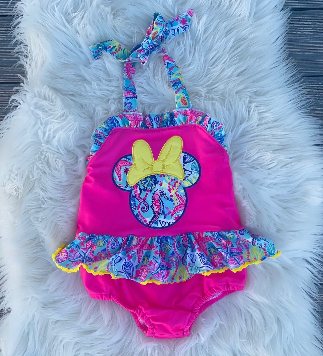 SR1346 pre-order baby girl clothes purple summer romper