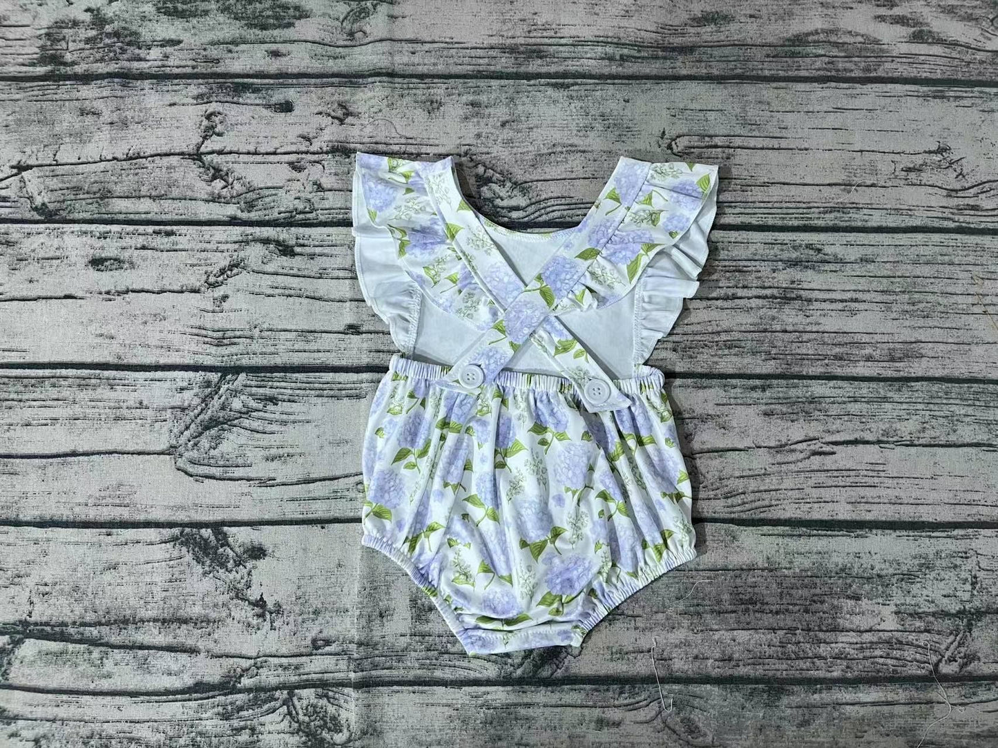 SR1484 pre-order baby girls clothes Hydrangea beige lace white tank top bodysuit