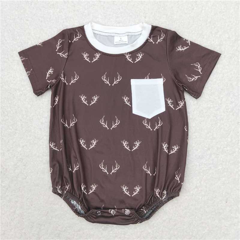 RTS NO MOQ baby Boys short sleeve Clothes Sets and romper