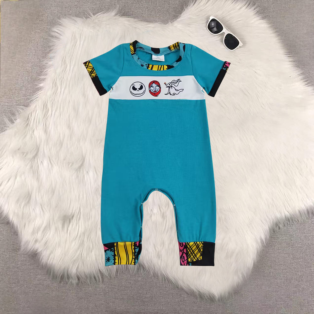 RTS NO MOQ Sibling Baby girls boy clothes Halloween shorts-sleeved trousers suits& rompers