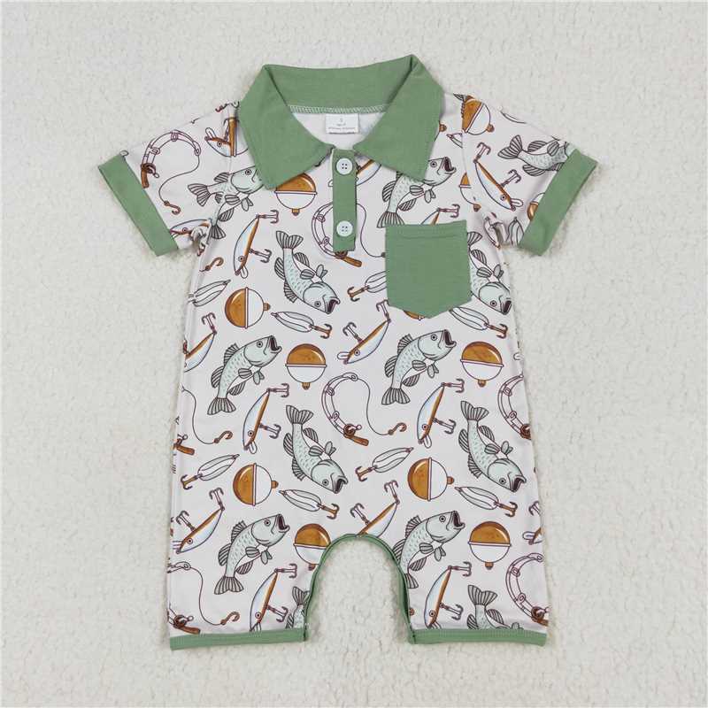 RTS NO MOQ Baby boy clothes Shorts Sleeve Romper Mixed Sizes