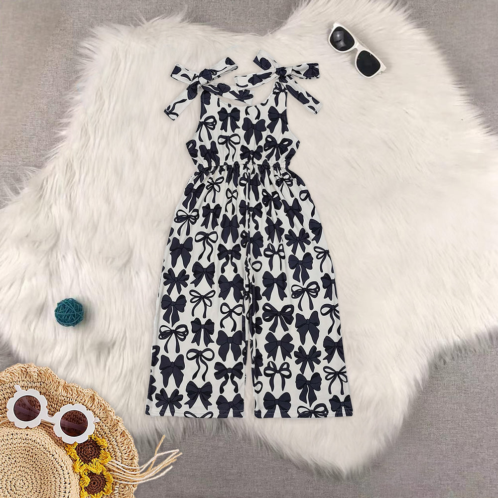 RTS NO MOQ Sibling baby Girls Boys bow short sleeve shorts sets and jumpsuit rompers Clothes