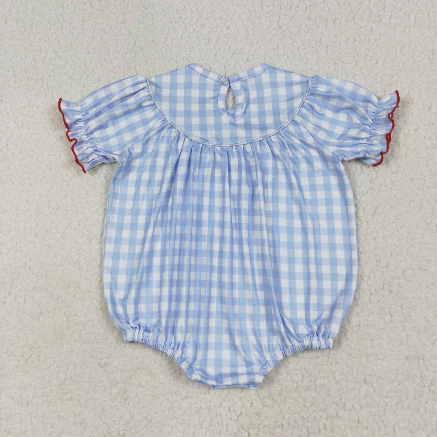 RTS Sibling baby girls clothes smocked embroidery short Sleeve dress and rompers
