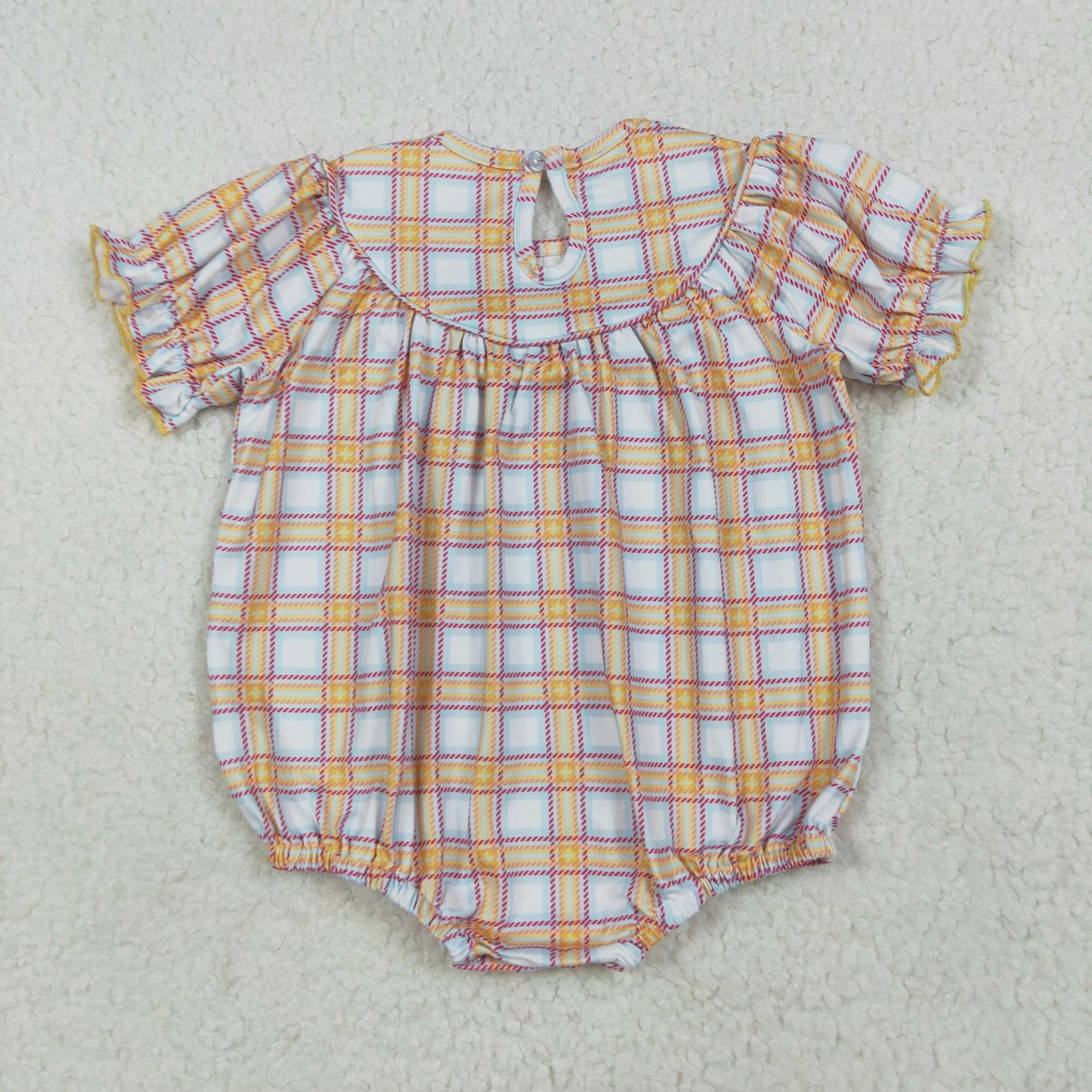 RTS Sibling baby girls clothes smocked embroidery short Sleeve dress and rompers