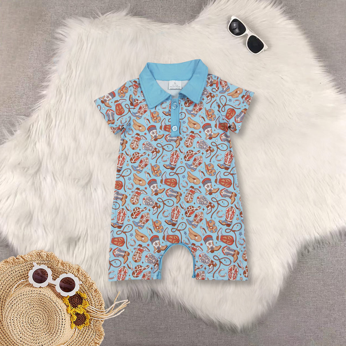 RTS Sibling baby boys clothes short Sleeve rompers top