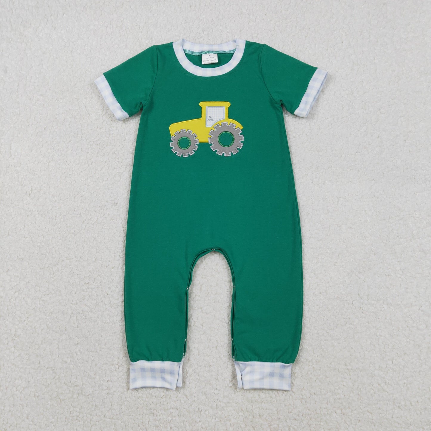 RTS NO MOQ Sibling Baby boy clothes embroidery short-sleeved trousers suit & rompers