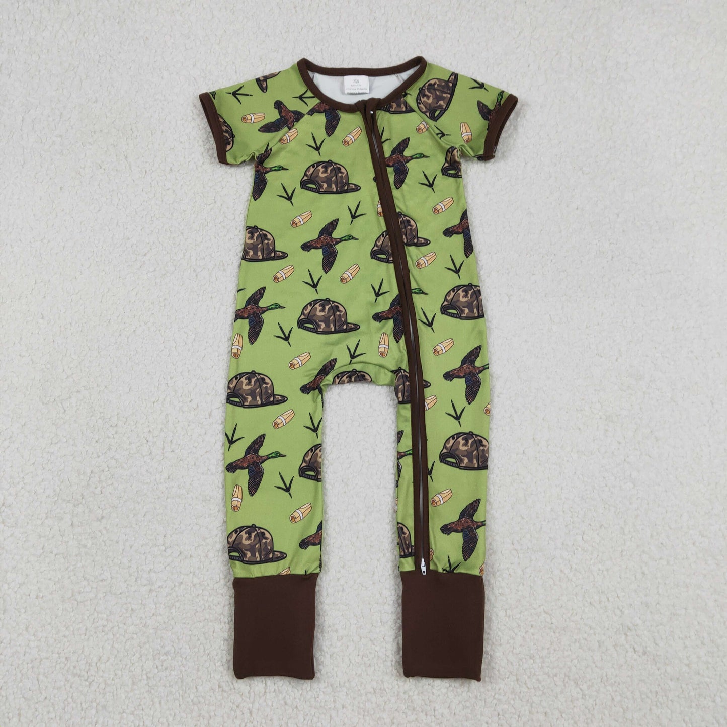 RTS NO MOQ Sibling baby boys clothes duck hat short sleeve pants sets Rompers Clothes