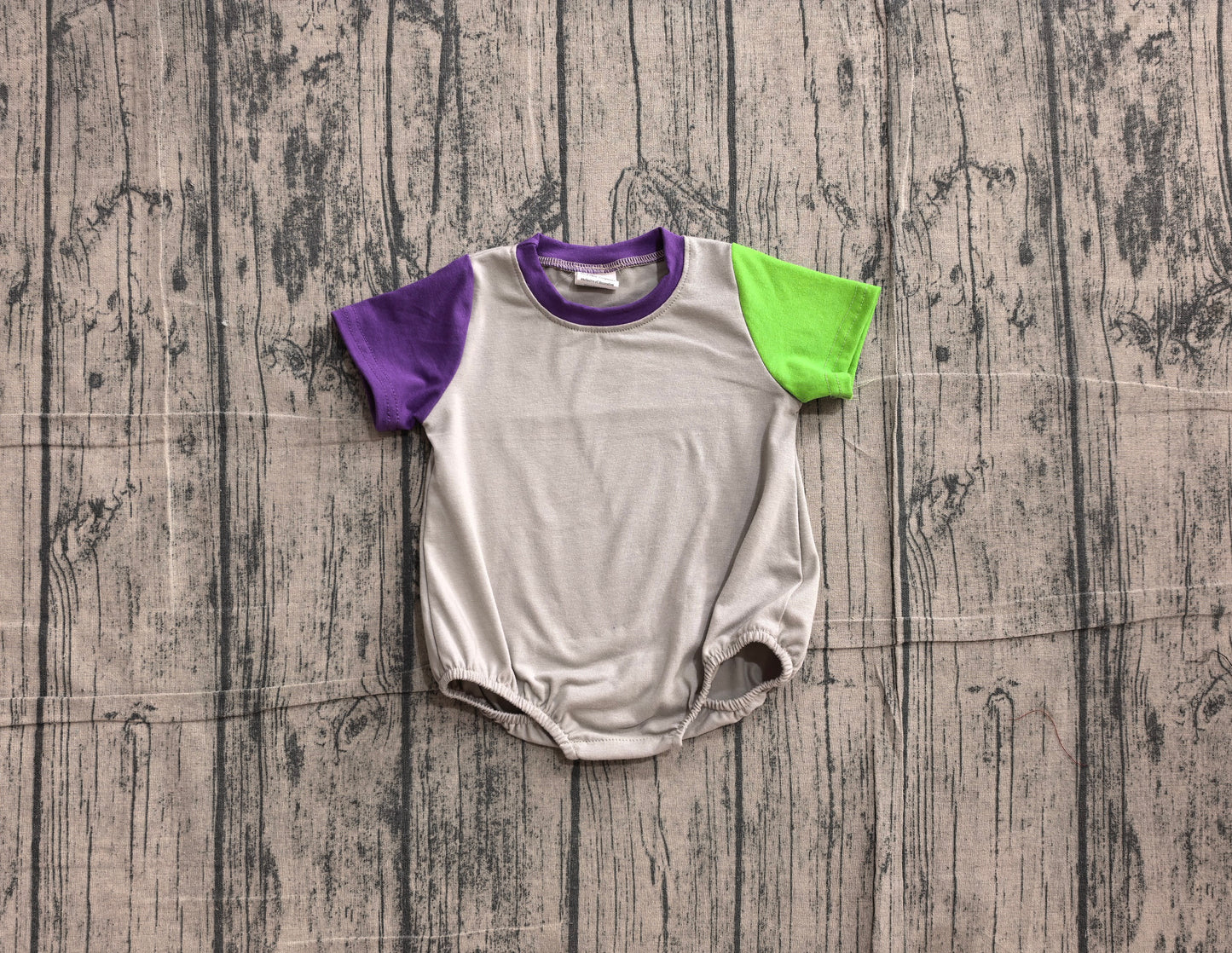 (Sample) No moq SR4271 Baby Boys Patchwork Short Sleeve Summer Romper